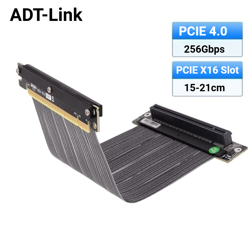 ADT-Link 2025 Новый одиночный  – обзор и цена Itx Gpu Riser Pcie 4.0 16X