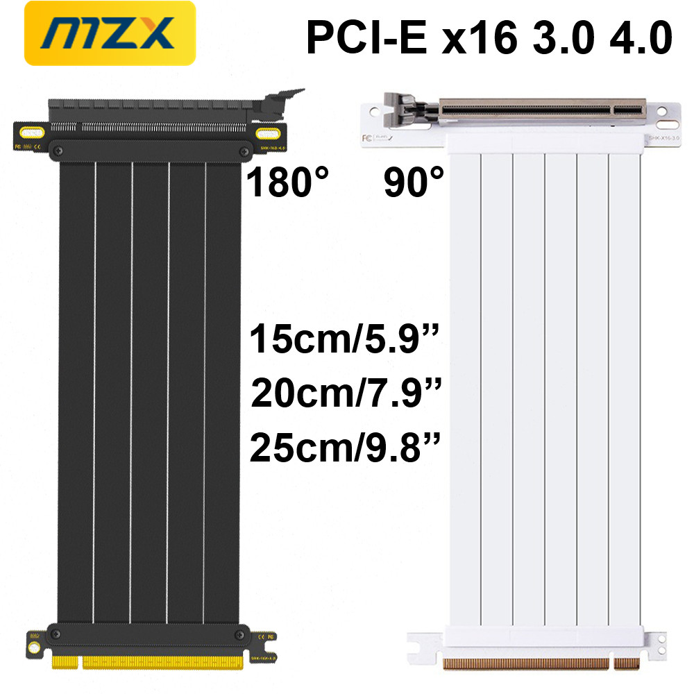 MZX PCIE 4.0 3.0 16X Riser Каб – обзор и цена Itx Gpu Riser Pcie 4.0 16X