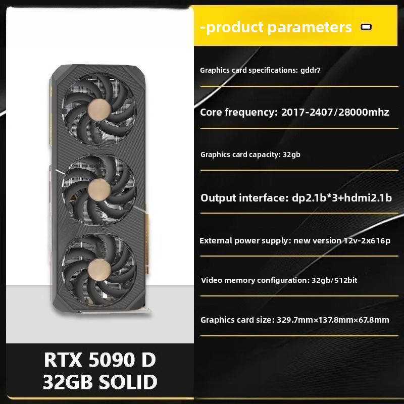 Видеокарта RTX 5090 D 32 ГБ с  – обзор и цена Rtx 5090 32Gb