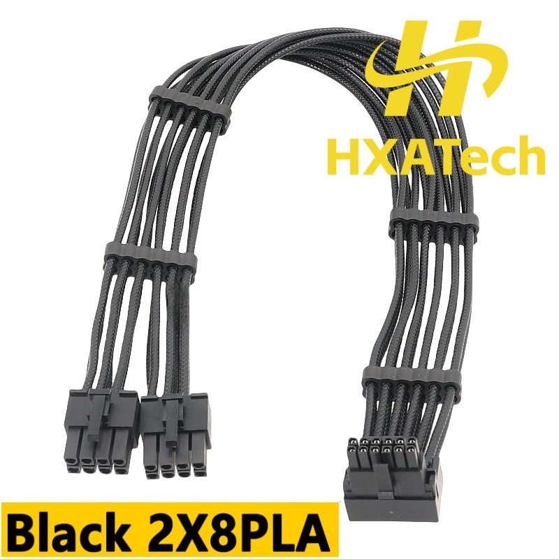 Кабель для видеокарты HXATech  – обзор и цена Dual 8Pin To 16Pin 12Vhpwr Cable