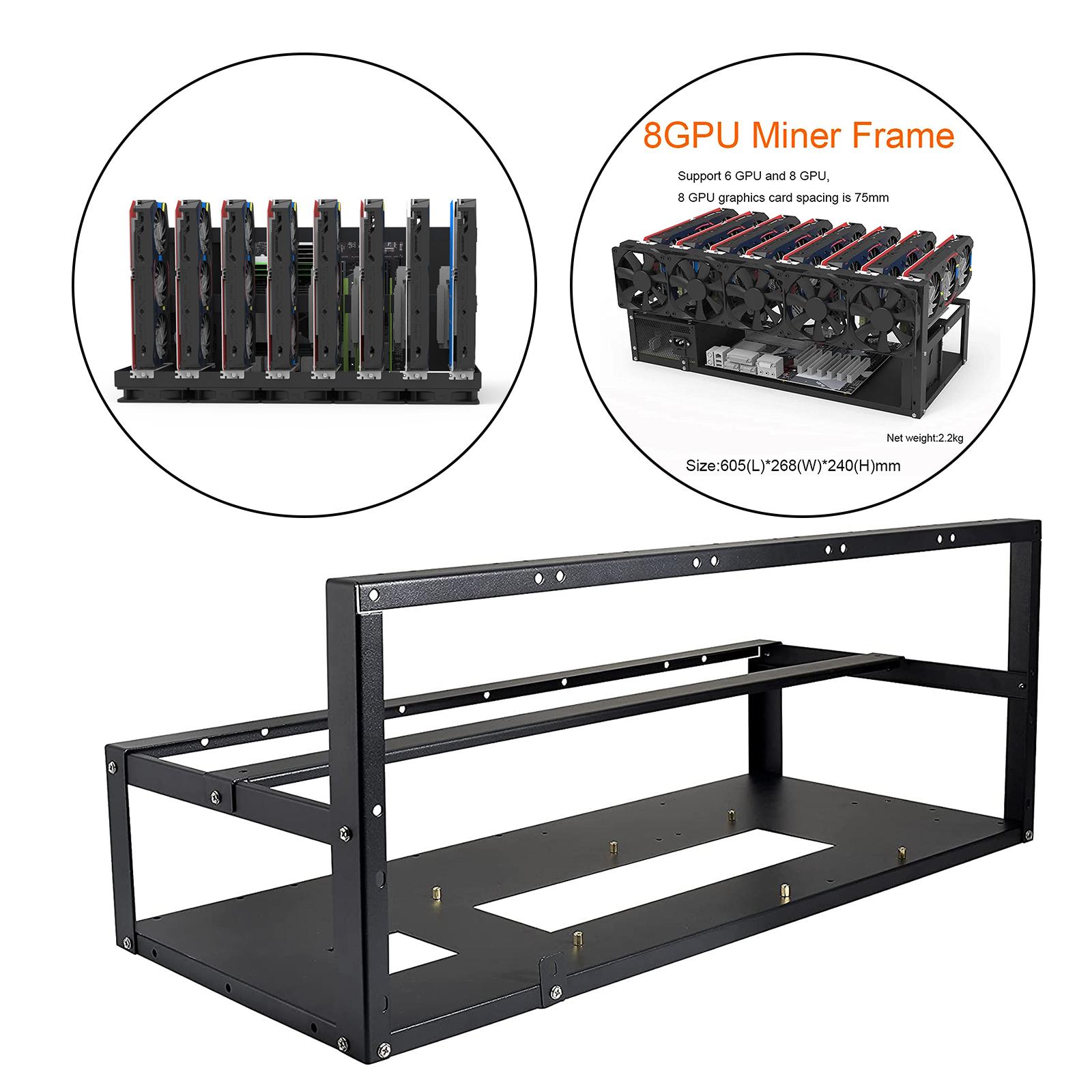 Корпус-рама для майнинг-фермы  – обзор и цена Gpu Mining Rig Frame 8 Gpu
